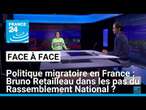 Politique migratoire en France : Bruno Retailleau dans les pas du Rassemblement National ?