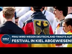 AUFREGUNG IN KIEL: Frau wird wegen Deutschland-Trikots auf Festival abgewiesen!