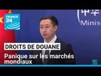Les surtaxes de Trump pour 60 pays provoquent la panique sur les marchés mondiaux • FRANCE 24