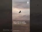 Game of Thrones model 'dragon' flies over Glasgow