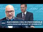 LANDTAGSWAHLEN: CDU in der Zwickmühle - Koalition mit Linke und BSW in Sachsen