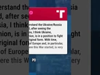 Ukraina może odzyskać swoje ziemie z pomocą UE?