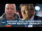 USA: Aussage von Witkoff über Donald Trump lässt aufhorchen! "Trump besteht darauf!"
