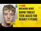 Teen jailed for nearly four years after making bomb threats to his school