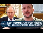 UKRAINE-KRIEG: Selenskyj bekräftigt Gesprächsangebot an Putin! "Bin bereit, in der Türkei zu sein!"