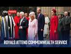 Royals go to Commonwealth Day service at Westminster Abbey