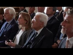Mattarella all'inaugurazione della mostra "Tesori dei Faraoni"