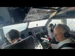 Espagne : le pape Léon XIV rejoint le cockpit en plein vol