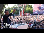Tens of thousands protest in Ankara over Turkey's crackdown on opposition