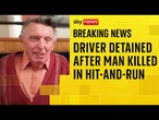 Driver who inhaled laughing gas before killing 81-year-old cyclist in hit-and-run detained