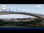 Divers plunge from historic stone bridge in Bosnia