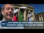 HISTORISCH! Wetterlage bleibt kritisch! Kaum Regen in Deutschland! Experte warnt vor neuer Dürre!