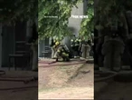 Explosion ROCKS apartment as firefighters investigate building #shorts #us #news #foxnews