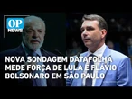 Nova sondagem Datafolha mede força de Lula e Flávio Bolsonaro em São Paulo l O POVO NEWS