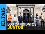 ELECCIONES EN CATALUÑA | Los candidatos posan juntos para una 