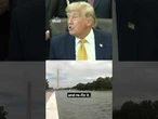 Trump claims vandals cut '300ft slit' into Reflecting Pool