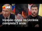 Guerra entre Rússia e Ucrânia completa hoje 3 anos; relembre o conflito