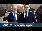 UKRAINE-GIPFEL: Debatte um Friedenstruppe – Scholz lehnt Entsendung deutscher Soldaten ab | STREAM