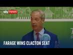 Nigel Farage says he's 'coming for Labour' after becoming MP for first time