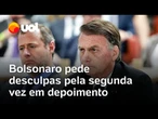 Bolsonaro diz que sempre carregou no linguajar e que tem melhorado vocabulário: 'Desculpa se ofendi'