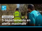 Chaleur intense sur le Centre-Est, 5 départements toujours en alerte maximale • FRANCE 24