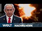 NAHOST: Erbitterte Raketenkämpfe zwischen Israel und Libanon! Tausende auf der Flucht | WELT STREAM