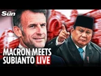 LIVE: Macron meets Subianto in Paris for crucial defence and energy talks