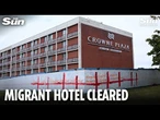 One of UK's biggest migrant hotels cleared - but you are STILL having to pay for it