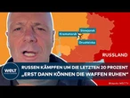PUTINS KRIEG: Kampf um die letzten 20 Prozent! Schlucken die Russen bald den gesamten Donbass?