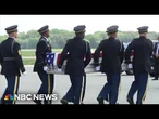 Trump escalates threats on Iran as he attends dignified transfer of fallen soldiers