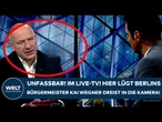 BERLIN: Unfassbar! Im Live-TV! Hier lügt Bürgermeister Kai Wegner dreist in die Kamera!