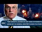 UKRAINE-KRIEG: "Der größte Lügner! Er gibt diese Statements gerne ab!" Ex-General mit Klartext!
