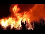 Waldbrand bedroht albanische Stadt Delvina