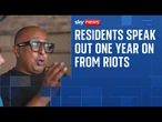 Sky News returns to scene of Birmingham riots one year on