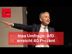 AfD erreicht Rekordwert von 40 Prozent in Thüringen