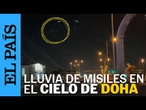 IRÁN ataca la base de EE UU en QATAR: testigos graban los misiles cruzando el cielo de Doha