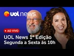 UOL News 1ª Edição com Fabíola Cidral e Josias de Souza | 13/08/2025