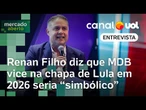Renan Filho diz que concorrerá por Alagoas em 2026 apesar de possível aliança entre MDB e Lula