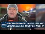 PUTINS KRIEG: Angriff mit Drohnen-Hagel auf Russland! Ukraine setzt Öl-Raffinerie in Brand