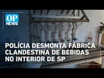 Polícia desmonta fábrica clandestina de bebidas na região de Campinas, em São Paulo | O POVO News