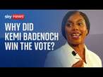 Analysis: Why did Tory members choose Kemi Badenoch over Robert Jenrick?