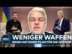UKRAINE-KRIEG: Wolodymyr Selenskyj in Bedrängnis - Warum westliche Waffenlieferungen rückläufig sind