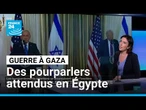 Guerre à Gaza : des pourparlers attendus en Égypte • FRANCE 24
