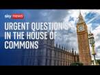 Watch live: Commons Urgent Question on defence impact of Chagos deal