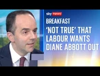 'Not true' that Labour wants Diane Abbott out of the party says James Murray