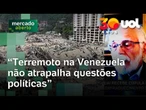 Terremoto na Venezuela é uma tragédia, mas, não atrapalha cenário político, diz ex-embaixador