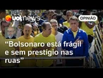 Bolsonaro joga a toalha e discursa para plateia vazia em ato na Paulista | Josias de Souza