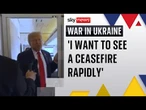 Trump 'won't be happy' if ceasefire not agreed today