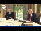 Trump attends G7 opening session as leaders acknowledge global 'turning point'