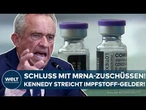 USA: Kennedy greift durch! Multimillionen-Gelder für mRNA-Impfstoffe gestrichen!